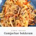 Receta de Gamjachae bokkeum