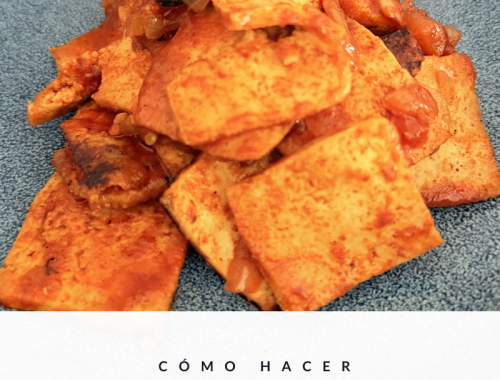 Receta de tofu picante, de estilo coreano